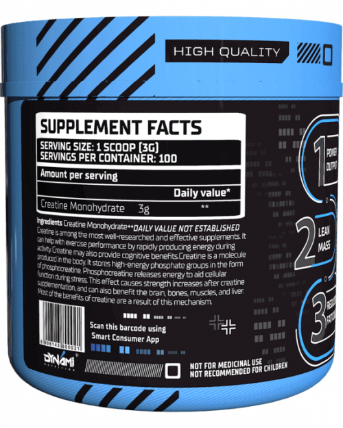 creatine monohydrate supplement facts 1